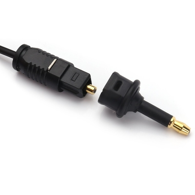 Factory Outlet Toslink glasvezel audio-adapter 3,5 mini vierkante uitbreidingspoort naar glasvezelconversie