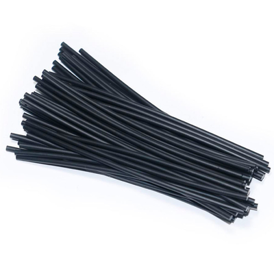 Factory Outlet POF 10mX 6mm Buitendiameter PVC PMMA Plastic Black Jacket Glow Glasvezelkabel Voor Licht Decoratief