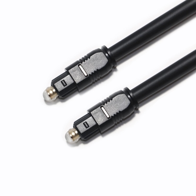 Optische digitale audiokabel OD4.0 mannelijk naar mannelijk Toslink-kabel voor thuisbioscoop, soundbar, tv en meer 1,2 m 2,4 m 3 m meer
