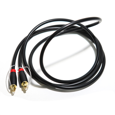 Hoge kwaliteit fabrieksprijs 24K digitale optische audio Toslink-kabel ABS verguld goud Ject 1.5M