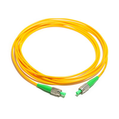 Koord 3.0MM van het vezel Optisch Flard Enige Wijze Gele Haven voor LAN WLAN Netwerk 2M 3M