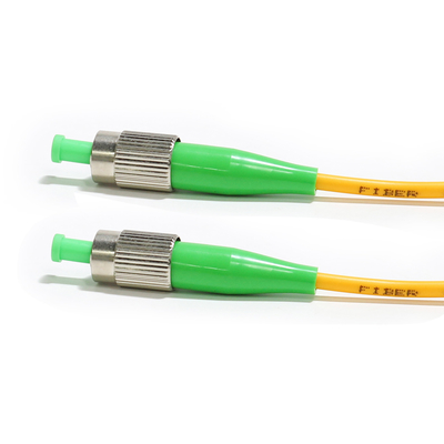 Koord 3.0MM van het vezel Optisch Flard Enige Wijze Gele Haven voor LAN WLAN Netwerk 2M 3M