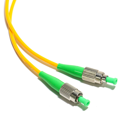 Koord 3.0MM van het vezel Optisch Flard Enige Wijze Gele Haven voor LAN WLAN Netwerk 2M 3M