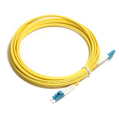 Optische Vezelkoord Gele Duplex Multimode OM5 2M 3M 5m 10G lc-LC voor WLAN-LAN