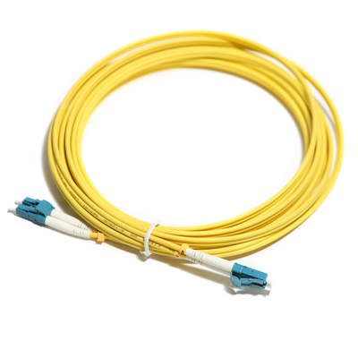 Optische Vezelkoord Gele Duplex Multimode OM5 2M 3M 5m 10G lc-LC voor WLAN-LAN