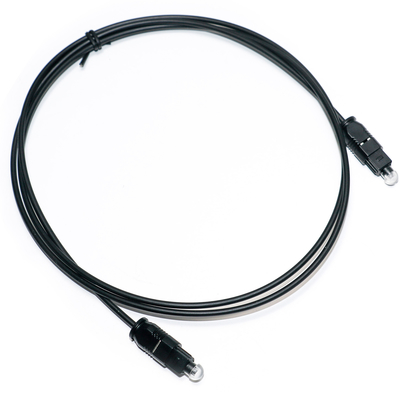 Outlet Digitaal optisch audiokabel Toslink Digitaal optisch SPDIF Ultra dun PVC touw Goud geplatte stofdop