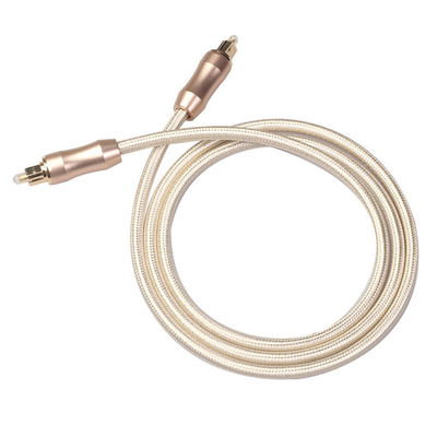 TOSLINK optische Audiokabel Gouden Stop Knited Kabel Berijpt Shell 1.2M For-CD/van DVD Soundbar Huistheater