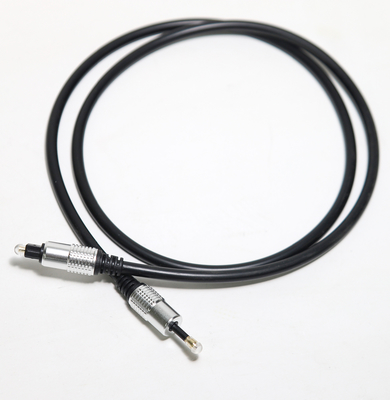 Optische Toslink-Kabelod5.0 Kabel t-3,5 plateerde Aluminium Zilveren Shell For Home Theatre Amplifier Soundbar 1.5M 3M 5M