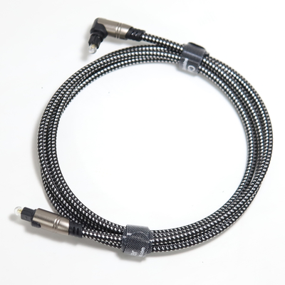 Audio de Kabelod5.0 Knited Kabel van 90 Graad Optische Toslink voor Soundbar 5M