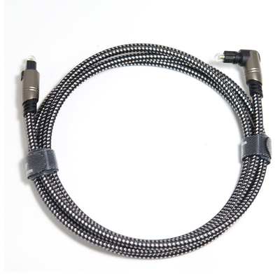 Audio de Kabelod5.0 Knited Kabel van 90 Graad Optische Toslink voor Soundbar 5M
