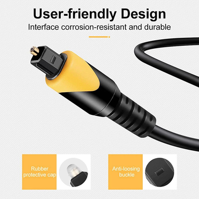 Digitale Hifi Toslink kabel van man tot man Toslink standaard glasvezel audio kabel