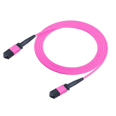 MPO/MTP optische patch cord 12 Core Multimode 3,0 mm voor FTTX / FTTH