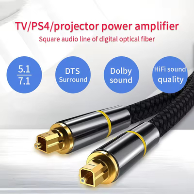 Digitale optische audio Toslink kabel SPDIF glasvezel luidsprekerdraad voor HIFI videokaart DVD TV DTS Dolby 5.1 7.1 Audio versterker