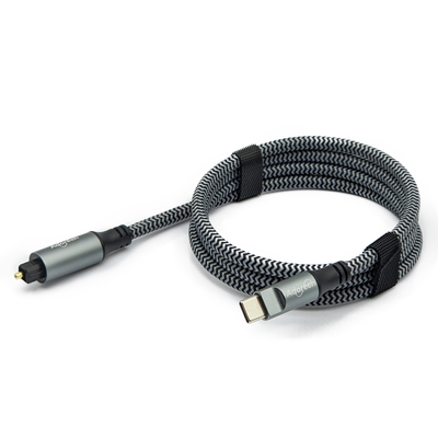TOSLINK optische audiokabel met Type-C mannelijke aansluiting voor soundbar en luidspreker