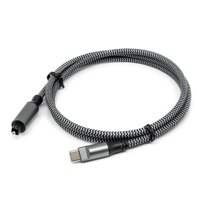 TOSLINK optische audiokabel met Type-C mannelijke aansluiting voor soundbar en luidspreker