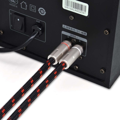 HIFI RCA Jack Kabels 3.5mm Naar 2RCA Audio Kabel Voor TV PC Versterker DVD Speaker