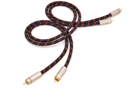 HIFI RCA Jack Kabels 3.5mm Naar 2RCA Audio Kabel Voor TV PC Versterker DVD Speaker