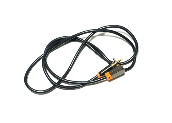 Zwarte 0,92 Meters Optische Digitale Audiokabel, 3.5mm de Kabel van de de Autospreker van Metaalpvc