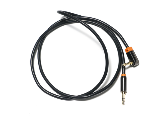 Zwarte 0,92 Meters Optische Digitale Audiokabel, 3.5mm de Kabel van de de Autospreker van Metaalpvc