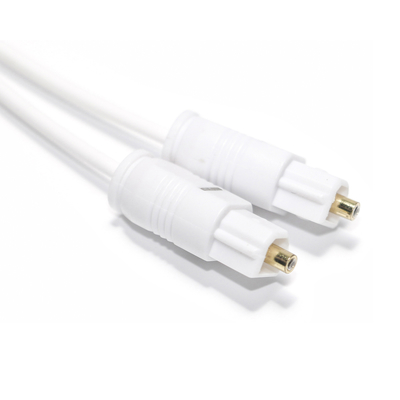 Factory Outlet Digitale Optische Audiokabel Wit Toslink SPDIF Ultradun Voor Thuis Sound Bar Mini CD