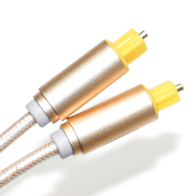 OD4.0 Gevlochten Toslink Digitale Kabel Plastic Shell Connector Voor Soundbar 1.8M 2.4M 3M