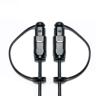 Factory Outlet Toslink optische audiokabel PMMA zwart PVC met stofkap extra dun voor Soundbar