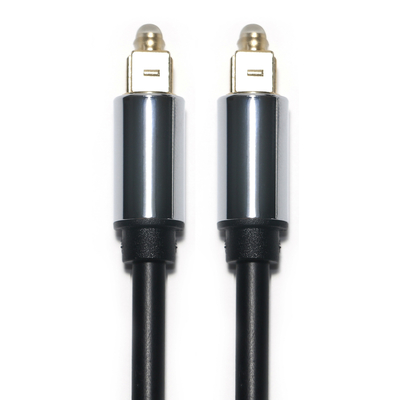 Toslink Digitale Optische Audio Kabel OD5.0 Plated Alumium Legering Shell Vierkante Interface Kabel Voor Subwoofer 1.2M