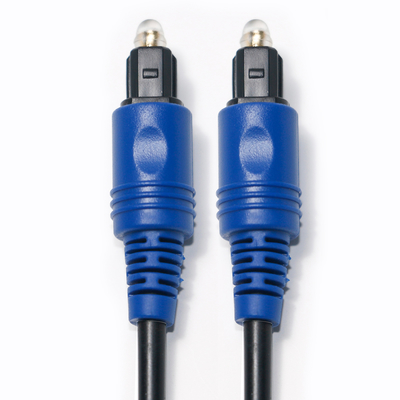 Fabrieksprijs Gloednieuwe Toslink digitale glasvezelkabel PVC-kabel Verguld blauw omhulsel HiFi-geluid voor thuisbioscoop