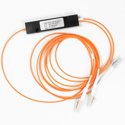 Glasvezelsplitter Koppelingsverhouding LC/UPC 1x2 FBT-koppeling 1*2 FBT Multimode 850/1310nm 50/125 MM 50/50
