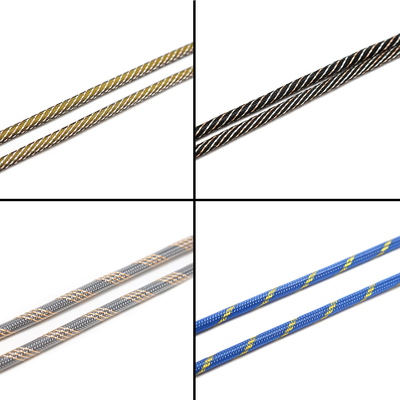 Factory Outlet Optic Cable Rope, Alternative Muti Color&Patern PVC, Woven LSZH Sheath Rope OD2.2/4.0/5.0/6.0