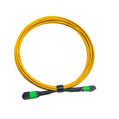 Vrouwelijke MPO-trunkkabel met 12 vezels type A Multimode MM OM3/OM4 MPO patch cord LSZH 50/125