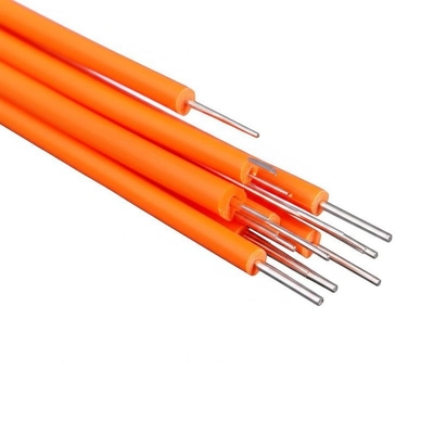 2.0mm of 3.0mm Kabeldiaamter Plastic fiber optical kabel met oranje kleur en Invoegverlies van 0.3 dB Typisch 0.2 dB