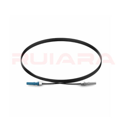 Anti Optische de Kabel Anti Elektromagnetische Zwarte Kleur van de Trillingspmma Plastic Vezel