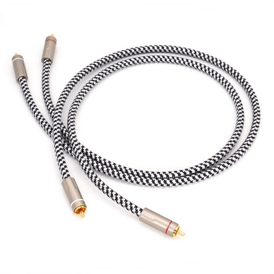 HIFI RCA Jack Kabels 3.5mm Naar 2RCA Audio Kabel Voor TV PC Versterker DVD Speaker