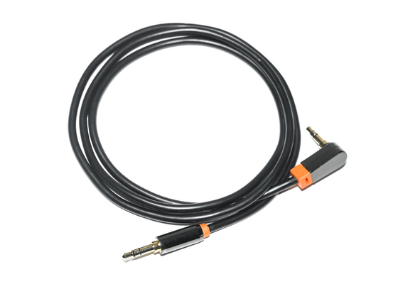Zwarte 0,92 Meters Optische Digitale Audiokabel, 3.5mm de Kabel van de de Autospreker van Metaalpvc